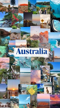 an image of australia collage with many different pictures