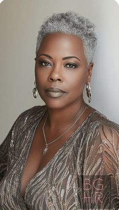 Black Girls Hair, Grey Hair Journey, Silver White Hair, Short Silver Hair, Short Hair Images