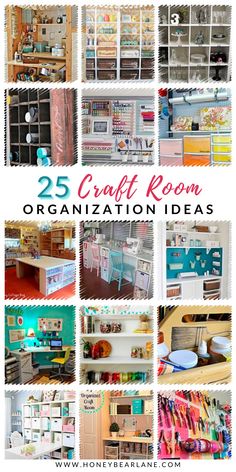 the 25 craft room organization ideas