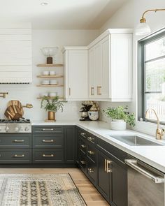 the kitchen is clean and ready to be used as a place for cooking or eating