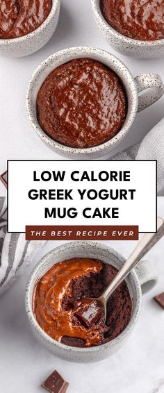 Image for Low Calorie Greek Yogurt Mug Cake Greek Yogurt Ww Recipes, Low Calorie Desserts With Greek Yogurt, Calorie Free Dessert, Easy Yogurt Dessert Recipes, Healthy Desserts With Cool Whip, Quick Greek Yogurt Dessert, Greek Yogurt Chocolate Cake, Healthy Dessert Recipes With Greek Yogurt, Healthy Dessert Low Calorie