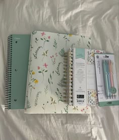 School Supplies Inspo Aesthetic, Exam Essentials Products, Pink And Green School Supplies, Study Supplies Aesthetic, Cute Folders For School, College School Supplies Aesthetics, School Material Aesthetic, University Supplies, School Supplies College