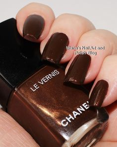 Freehand Nail Art, Brown Nail Polish, Brown Nail, Brown Nails Design, Picture Polish, Ulzzang Makeup, Makeup Store