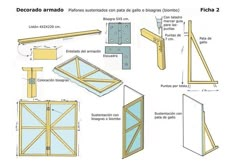 the diagram shows different types of windows and doors, including one for each window frame