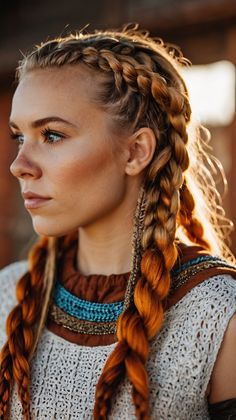 Effortless how to do viking braids hairstyles Ideas for Braids With Cornrows 🌸 Ideas For Braids, Viking Hair