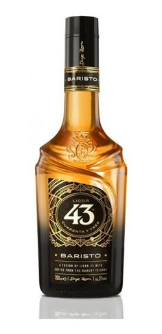 a bottle of liquor with the number 43 on it