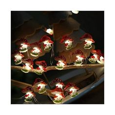 Description: Lighting up your home and adding holiday ambience. These LED string lights are designed with realistic mushroom shapes, which can be used as a nice decor, creating a romantic atmosphere. There's no doubt that they're going to be a big hit. Anyone who receives our string light as a gift will love it. Great for various kinds of festivals or special days. And, the wire of the string lamp is also flexible and bendable so that it can be wrapped around the staircase, stairs or balconies. Mushroom Aesthetic Room, Fairy Mushrooms, Summer Room Decor, Wedding Bedroom, Battery String Lights, Mushroom Fairy, Fairy Lamp