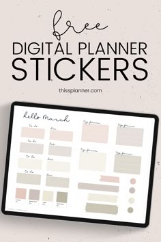 a digital planner sticker with the words love on it