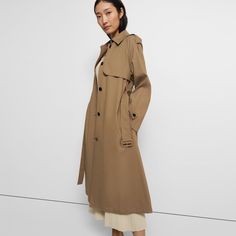 New With Tags Theory Trench Coat. You Can Still Look Up The Trench On Theory’s Website In The Blue Color. They No Longer Sell This Color. Perfect For Fall! Open To Offers. However, I Purchased This At Full Price, So I’m Looking To Recoup At Least Some Of My Money. Chic Beige Gabardine Outerwear, Brown Gabardine Long Coat, Khaki Gabardine Outerwear For Work, Classic Belted Outerwear For Daywear, Oversized Khaki Outerwear For Office, Chic Gabardine Outerwear For Daywear, Elegant Neutral Outerwear For Daywear, Single Breasted Outerwear For Fall Daywear, Spring Gabardine Outerwear For Daywear