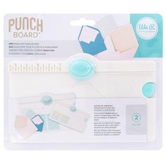 the punch board is packaged with different items