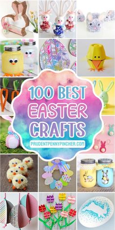 the top ten easter crafts for kids and adults to make with their own handmade items