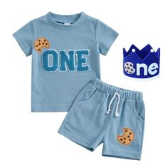 -Crown Not Included, I Have A Separate Listing. -We Have Small Amount Of Clothes, So Hurry Up To Buy Them For Your Baby Or For Gift! -Smoke Free And Pet Free. |Sizing| Size 3t Length 23" Size 2t Length 19.5" Size 18-24 Months Length 18.5" Size 12-18 Months Length 17.5" Size 9-12 Months Length 16.5" Size 6-9 Months Length 15.5" Size 3-6 Months Length 14.5" Blue Cotton Family Matching Sets, Blue Letter Print Summer Sets, Blue Summer Sets With Letter Print, Summer Blue Sets With Letter Print, Blue Letter Print Sets For Playtime, Blue Letter Print Playtime Set, Playful Blue Sets With Letter Print, Playful Cotton Sets For First Birthday, Playful Blue Letter Print Set