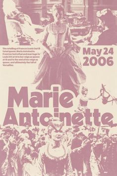 Sofia Coppola Poster, Marie Antoinette 2006, Sofia Coppola, Louis Xvi, Marie Antoinette, Reign, Sofia, France, Movie Posters