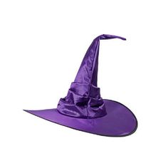 Image: Witch costume Material: Colored Ding Cloth Prop type: Hat Color: black, purple Size: 43 * 45cm Product category: Makeup, clothing, props Size: unify. Horn Hat, Designer Caps, Witch Dress, Halloween Witch Hat, Purple Party, Halloween Hats, Halloween Magic, Witch Costume, Witch Hat