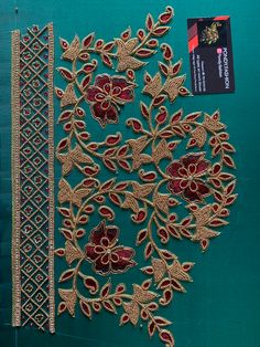 Embroidery Sketch, Aari Blouses, Magam Work Designs, Drawing Borders, Handmade Saree, Magam Work, Blouses Designs