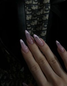 Stiletto French Tips, Nails For Red Dress, French Nails Manicure, Silhouette Nails, Basic Nails, Classy Acrylic Nails, Nails Manicure, French Tips, Pink Acrylic Nails