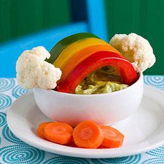 a white bowl filled with vegetables on top of a plate