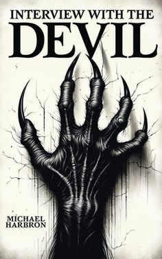 the cover to an interview with the devil by michael harbron, illustrated by mark mclean