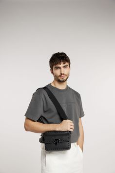 HIT A NEW LEVEL of casual sophistication. Meet the Alexander Wang Dark Grey Cotton T-shirt — your new wardrobe staple. Complement it with the sleek edge of a Valentino crossbody bag, and you're set for a day out in style. Head over to @italist and shop our sales to grab these must-have pieces. Ready, set, style! Tap the link to shop. . . . #italist #italistsale #italistdoesitbetter #AlexanderWangTee #ValentinoBag Valentino Crossbody Bag, Valentino Crossbody, Set Style, Valentino Bags, Street Chic, New Wardrobe, Grey Cotton