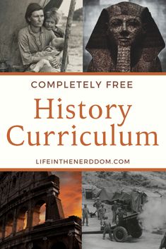 the book cover for completely free history curioum