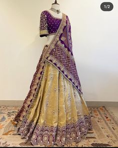 Tissue Silk Lehenga, Reception Saree Look, Frocks For Women Party, Reception Saree, Lehenga Saree Design, Wedding Lehenga Designs, Lehenga Designs Simple, Indian Bride Outfits, Gota Work