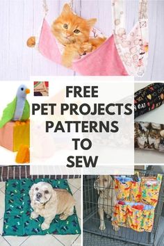 free pet projects patterns to sew