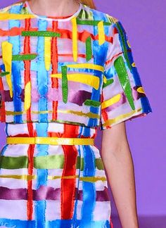 Journal Prints, Andrew Gn, Tapestry Weaving, Mark Making, Spring Summer 2015, Fashion Today, Textile Patterns, Mode Fashion, Summer 2015