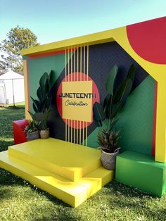 Juneteenth Celebration backdrop Creative Backdrops, Event Design Inspiration, Event Backdrop