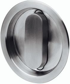 an image of a metal door handle on a white background