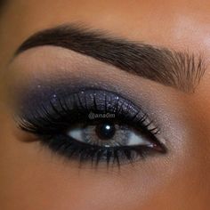 Braut Make-up, Blue Eyeshadow, Smokey Eye Makeup, Prom Makeup, Eye Make