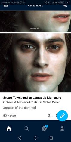 an image of the face and eyes of edward potter from harry potter's movie