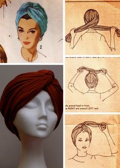 Turban Mode, How To Wear Hijab, Pola Topi, Turban Hijab, Boho Styl, Mode Turban