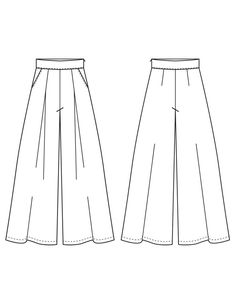 Wide Leg Pants Pattern: Sew a Stand-Out Piece With This Pattern