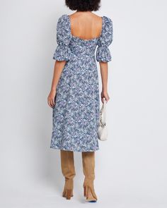 feature1 Blue Floral Sundress, Simple Skirt, Midi Dress Blue, Bra Size Charts, Floral Sundress, Puffed Sleeves Dress, Price Comparison, Blue Midi Dress, Floral Midi Dress