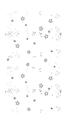 black and white image of stars falling from the sky