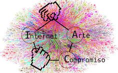 the internet art logo is shown in this image