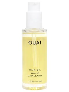 Find OUAI Hair Oil on Editorialist. A lightweight, multitasking oil that fights frizz, prevents heat/UV damage, and delivers a high-gloss, super-smooth finish to all hair typesHair Type: Straight, Wavy, Curly, and CoilyHair Texture: Fine, Medium, and ThickKey Benefits: Delivers Sleek, Frizz-Free Hair - Color-Safe - Protects Hair Formulation: Lightweight Oil Ingredient Callouts: Free of sulfates SLS and SLES, parabens, and phthalates. This product is also cruelty-free. Quai Hair Products, Ouai Curly Hair, Ouai Hair Products, Curly Hair Needs, Ouai Hair Oil, Shower Care, Ouai Hair, Dream Vanity, Dream Shower