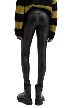 Crafted from sleek faux leather, these high-waist leggings add some edgy style to your day-to-night vibe. Pull-on style 75% polyester, 25% polyurethane Dry clean Imported Faux Leggings, Edgy Style, Formal Shirts For Men, Loungewear Shorts, Wide Fit Boots, Sweaters And Jeans, Faux Leather Leggings, Set Outfit, Long Sleeve Pyjamas