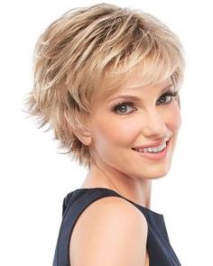 OSolite Jazz by Jon Renau - Open Cap Wig Short Shag Haircuts, Short Shag Hairstyles, Shaggy Haircuts, Layered Bob Hairstyles, Makijaż Smokey Eye, Shag Hairstyles, Short Layered Haircuts, Very Short Hair, Short Blonde