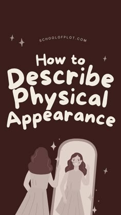 the cover for how to describe physical apperannces by an image of two women looking at each other