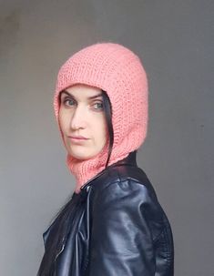 Check out this item in my Etsy shop https://www.etsy.com/listing/1321775543/terracotta-knit-hoodknitted-terracotta Hand Knitted Fitted Winter Bonnet, Fitted Knit Winter Bonnet, Winter Knit Fitted Bonnet, Casual Knitted Full Face Bonnet, Fitted Soft Knit Winter Knitting Pattern, Winter Soft Knit Fitted Knitting Pattern, Pink Full Face Balaclava For Winter, Fitted Knitted Balaclava For Cold Weather, Fitted Pink Beanie For Winter