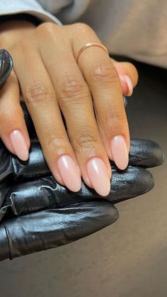 Biab Gel Nails, Nails For Pale Skin, Plain Nails, Pink Nail Polish, Spring Nail, Girls Nails, Bridal Nails