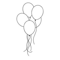 a bunch of balloons that are in the shape of a heart on a white background