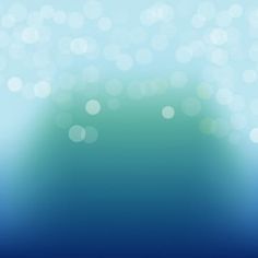 an abstract blue and green background with blurry circles in the center, as well as bubbles