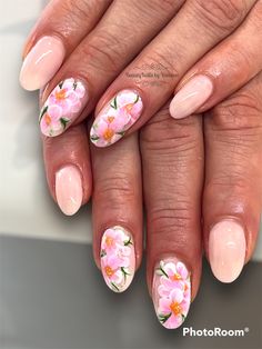 Flower Nails, Beauty Nails, Nails, Flowers, Beauty