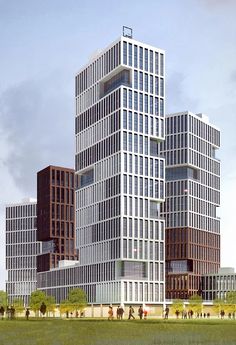 an artist's rendering of the proposed office building in washington d c, which is currently under construction