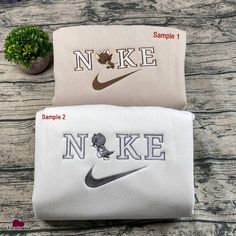 Sweatshirts Nike, Nike Embroidery, Tom Y Jerry, Brand Embroidery, Birthday Gift For Women, Matching Couple, Tom And Jerry, Embroidered Sweatshirts, Birthday Gifts For Women