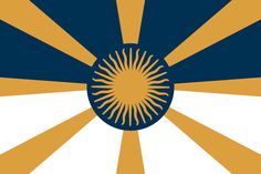 the flag of the state of indiana is shown in blue, yellow and white stripes