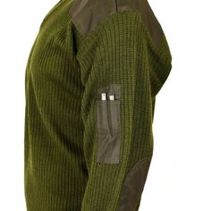 "Original Italian army pullover Commando Jumper green Reinforced elbows and shoulders, epaulettes on each shoulder Dual pen pocket on upper sleeve with protectors Warm and comfortable Made from material: 50% wool 50% nylon NEW, unissued condition Shipping to United states, Canada, Europe * Economy shipping Shipping time : 7-21 working days or sometime more * Standard shipping with tracking information Shipping time : 7-14 working days or sometime more Shipping to Australia, New Zealand, Philippi Commando Sweater, Ghillie Suit, Italian Army, Army Hat, Mens Pullover, Pullover Sweater Men, Business Casual Men, Green Wool, Pullover Men