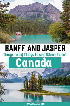 the cover of banff and jasperr things to do in canada